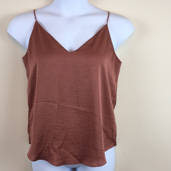 Express Tops - EXPRESS Shimmery Copper Cami Women’s Size M